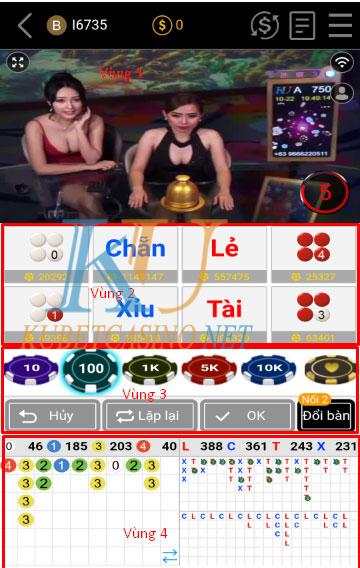 Xóc đĩa KUBET 2